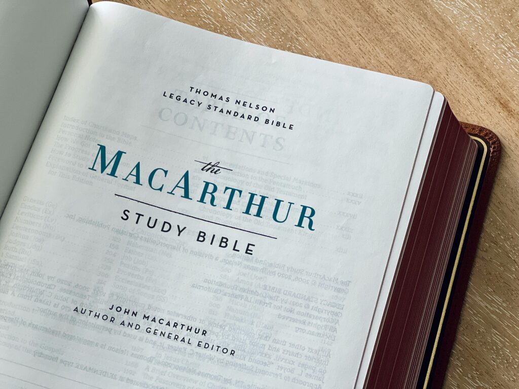 macarthur lsb study bible